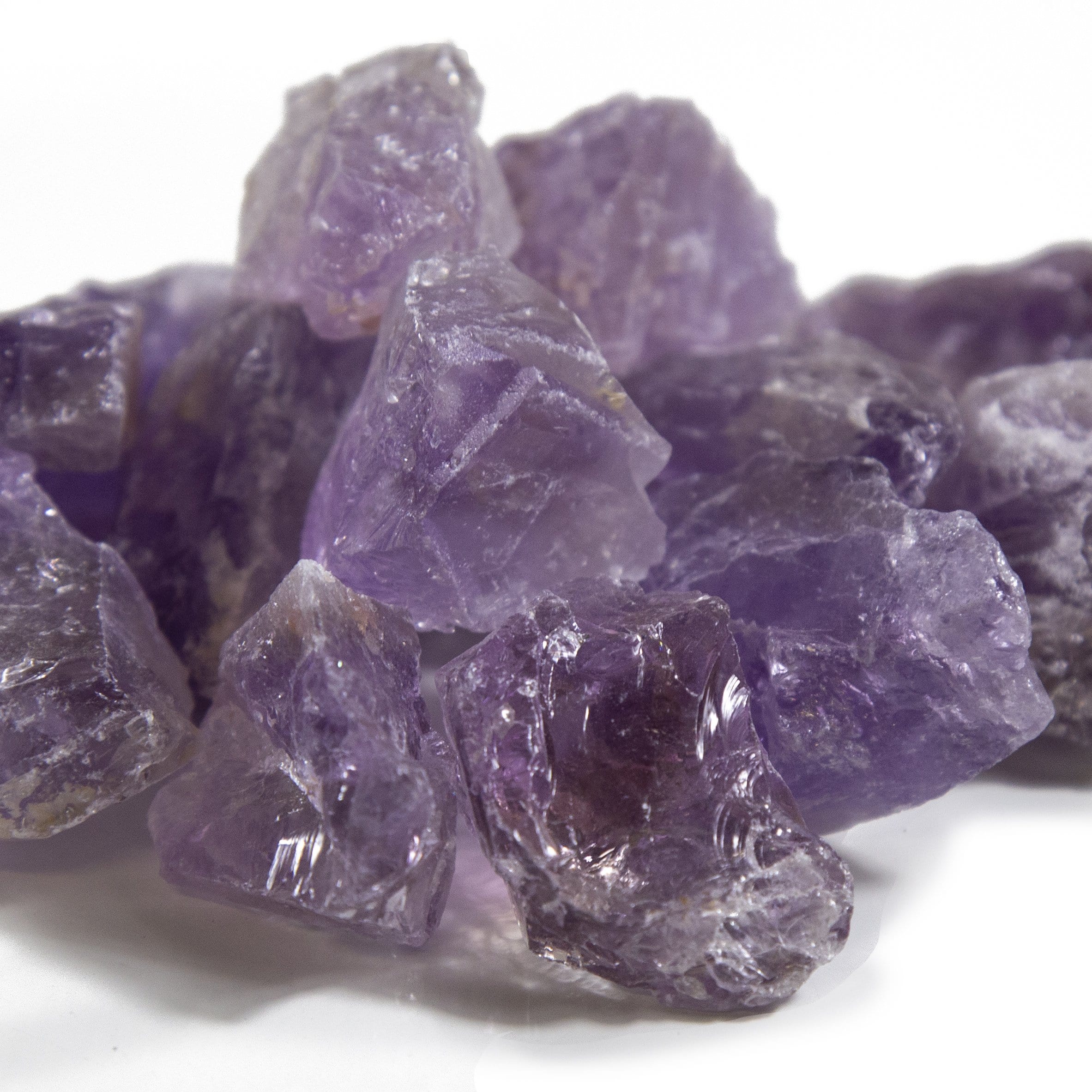 Amethyst Rough Stones Chunks - 1 lb Bag - Raw Chunks Rough Stone (TS-161)