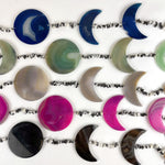 Agate Moon Phase Horizontal Wall Hangings