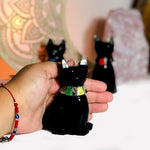 Black Obsidian Cats - Polished Stone Kitty (LBS0-S2-B10)