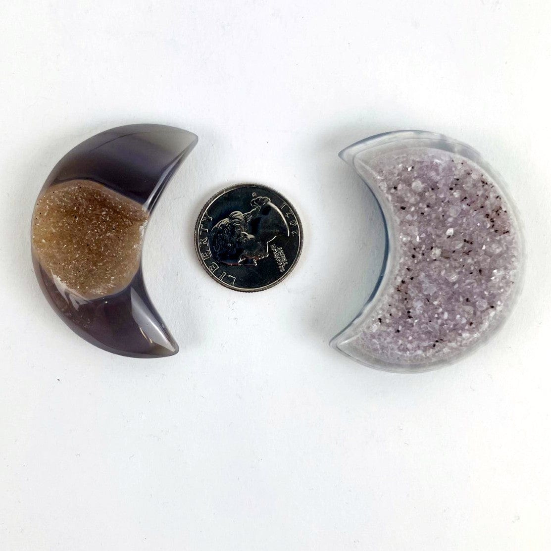 Druzy Moon- Natural Agate