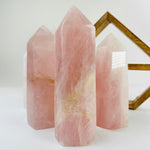 Large Rose Quartz Polished Crystal Point YOU CHOOSE