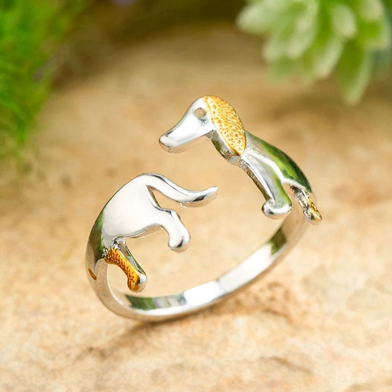 Pure Unconditional Love Sausage Dog Ring