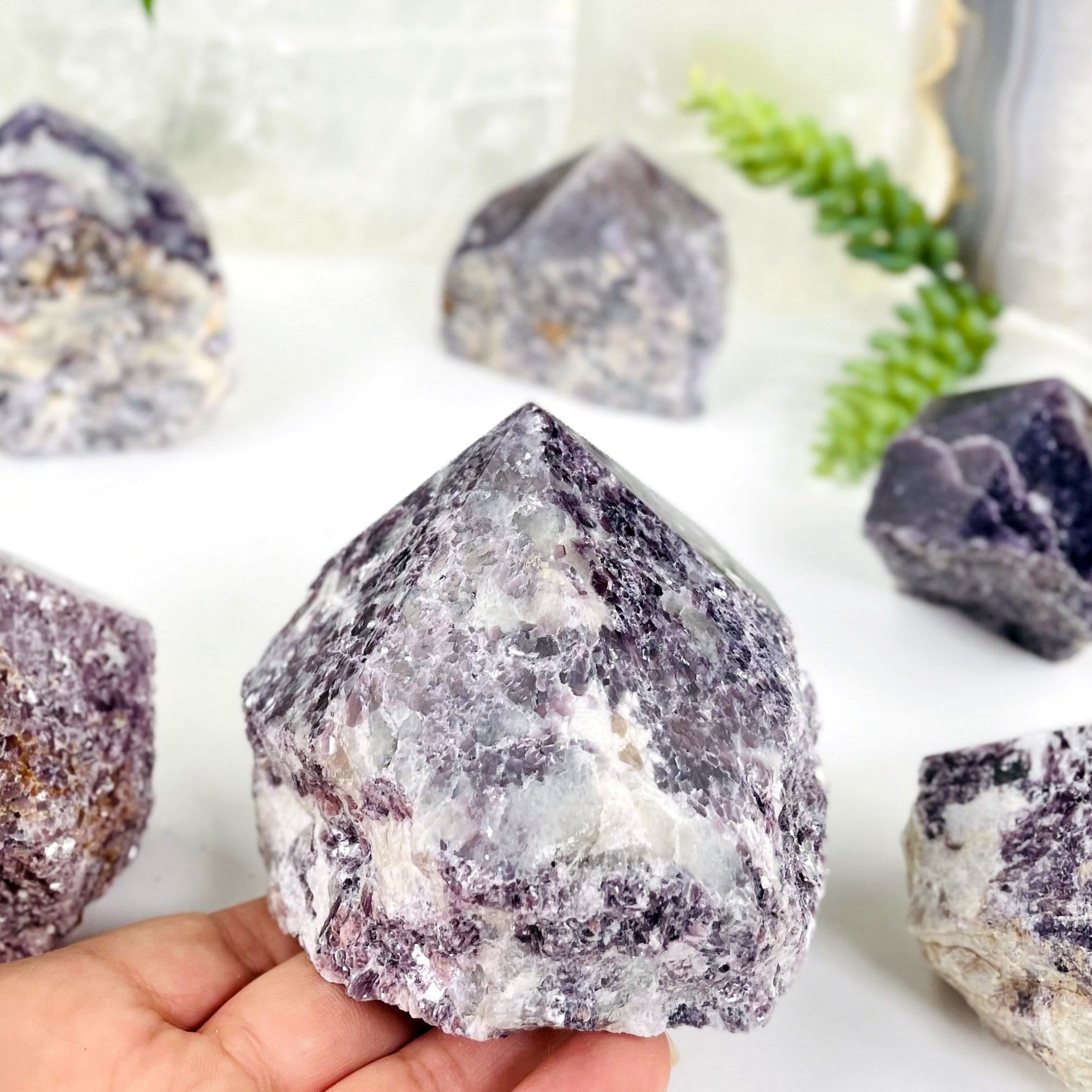 Lepidolite Point - Semi-polished points - BY WEIGHT - (Point-17)