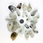 Polished Crystal Quartz Points with Chloride - 1/2 lb bag