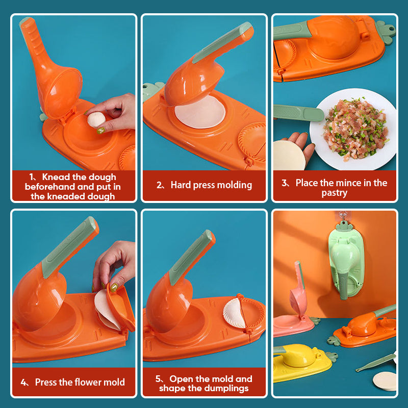 New Dumpling Mold Pressure 2 in 1