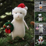 Cute Felt Mouse Ornament