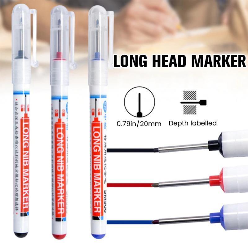 Long Head Bathroom Woodworking Multi-Purpose Marker