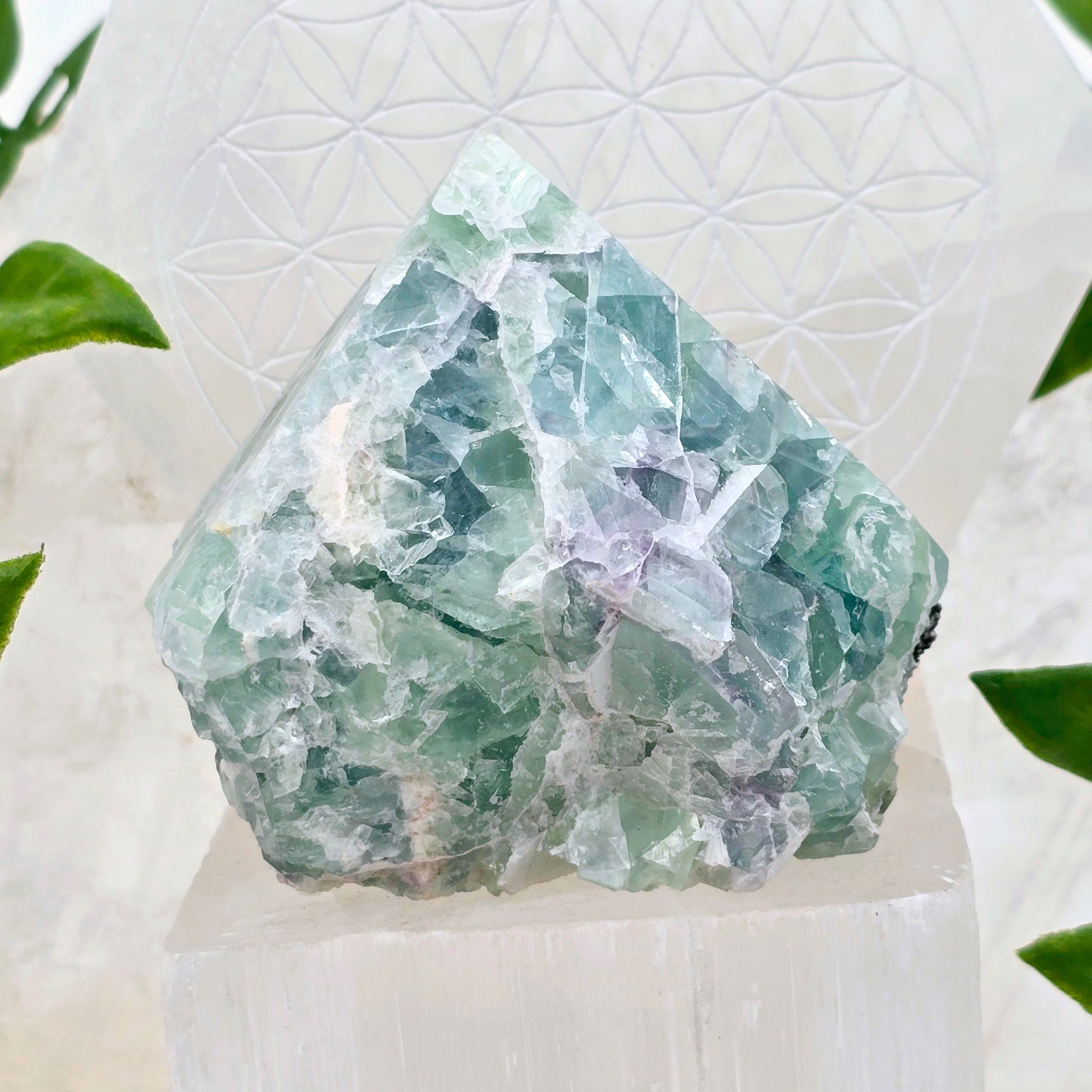 Fluorite Semi Polished Point - One-of-a-Kind