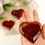 Carnelian Crystal Hearts - You Choose