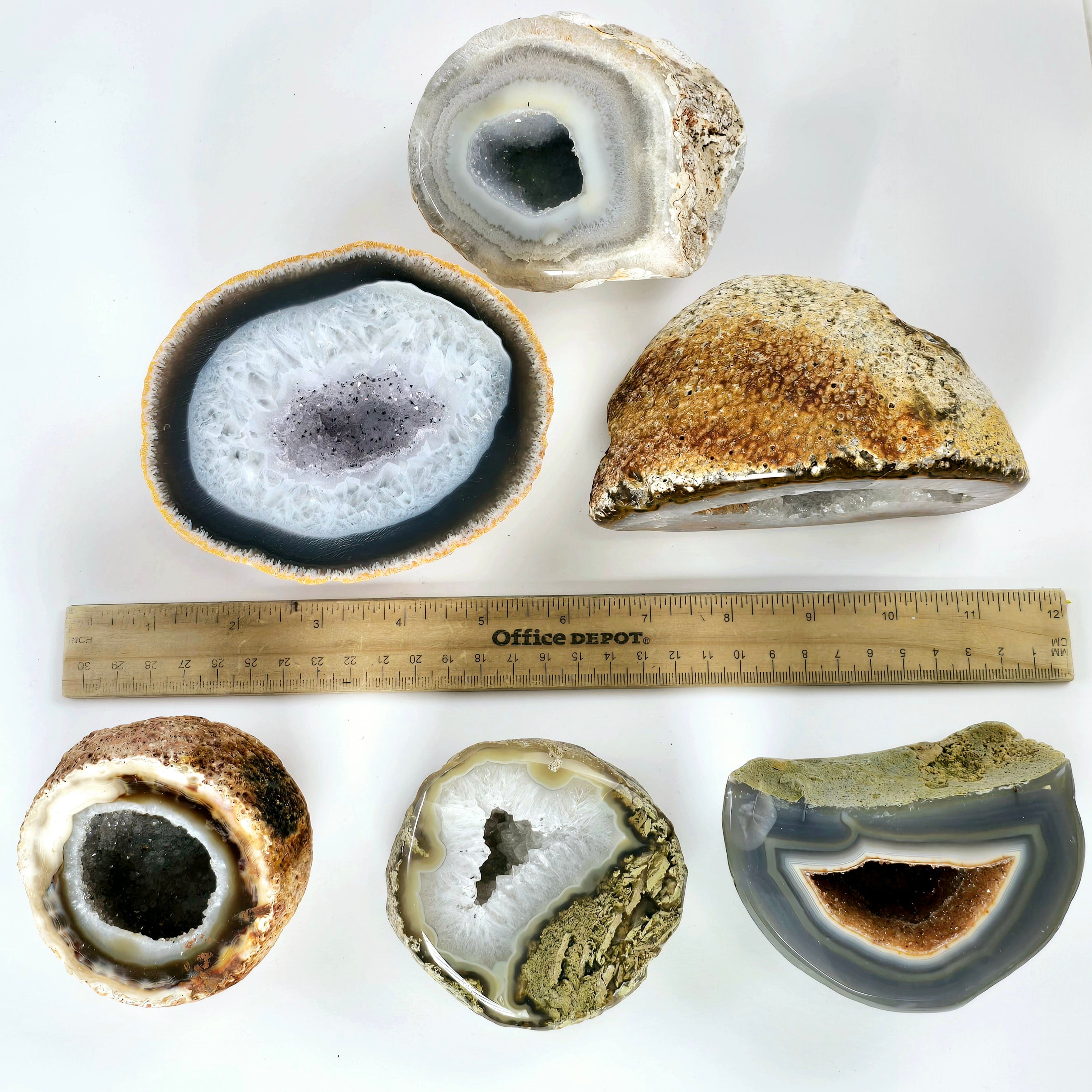 Agate Geode Half - Large Natural Crystal Geode - You Choose #1