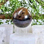 Tigers Eye Polished Crystal Sphere - You Choose