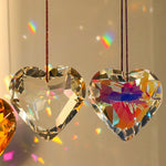 Hanging Heart Suncatcher Prism Crafts