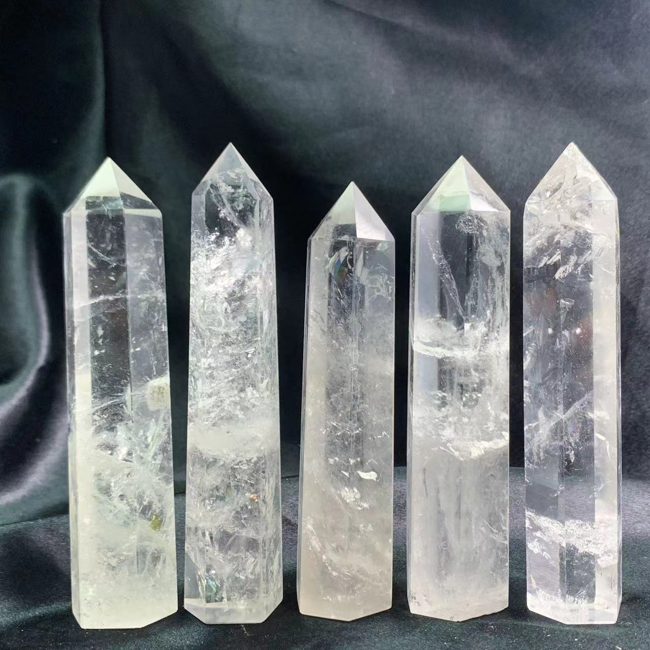 Tall Clear Quartz Tower