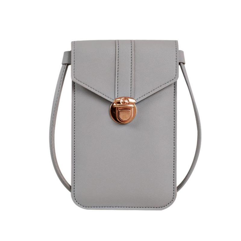 Touchable PU Leather Change Bag