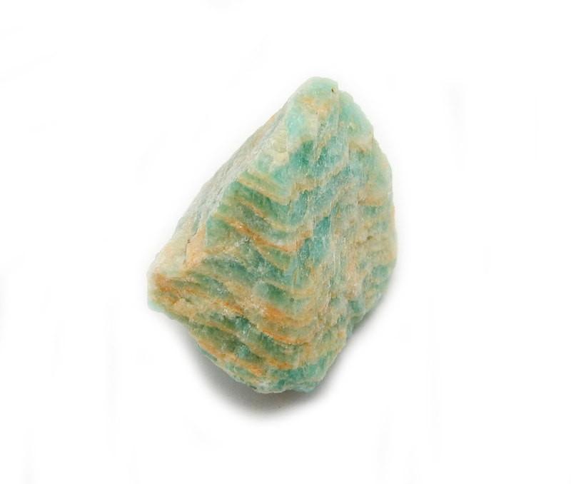 Amazonite Chips - Natural Rough Amazonite from Brazil - 5 pieces (RK37B3-01)