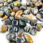 Blue Tigers Eye Polished Stones - 1 Pound Bag