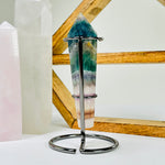 Fluorite Crystal Point with Stand AS IS #7