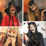 Halloween Prank Makeup Temporary Tattoo（10pcs）