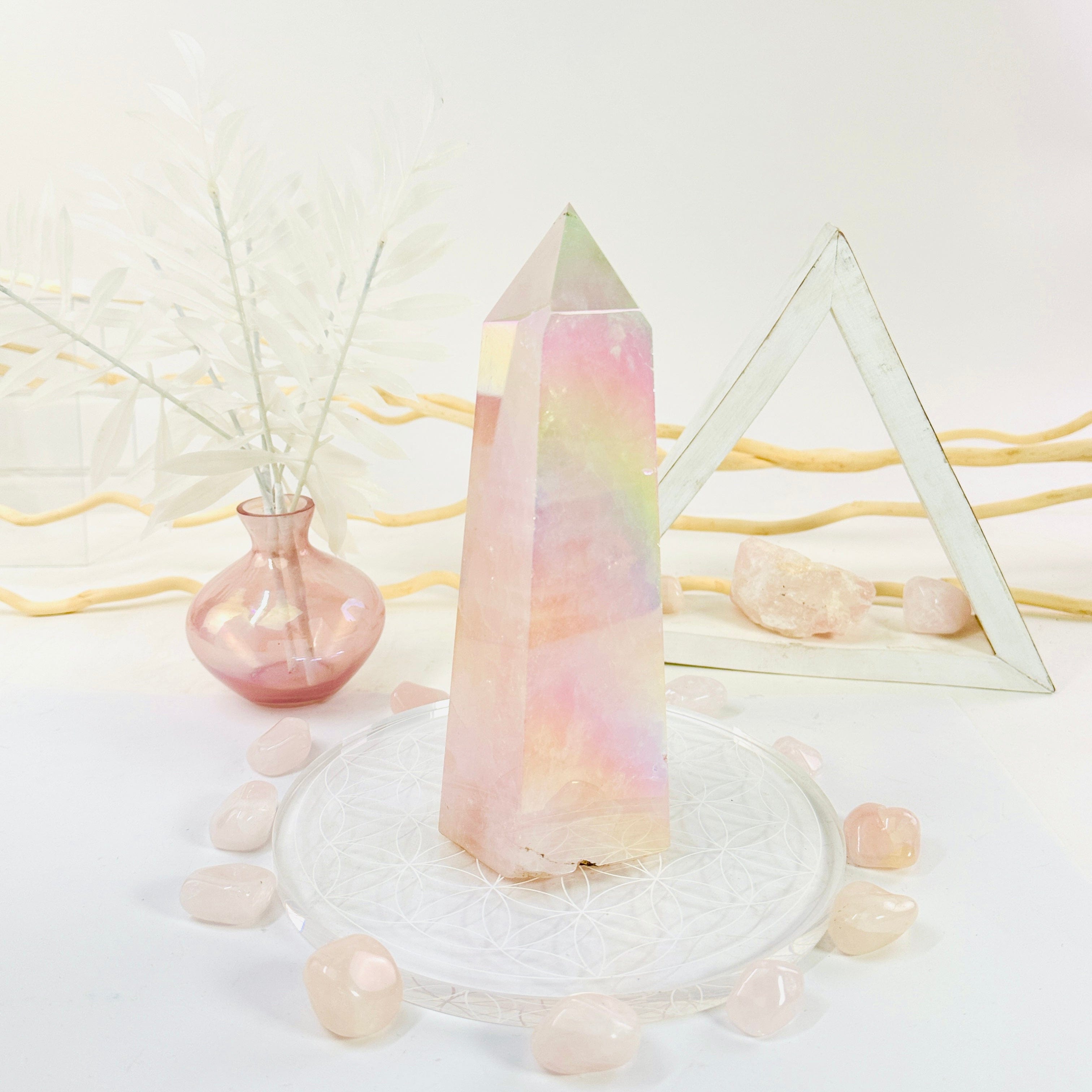 Angel Aura Rose Quartz Crystal Generator