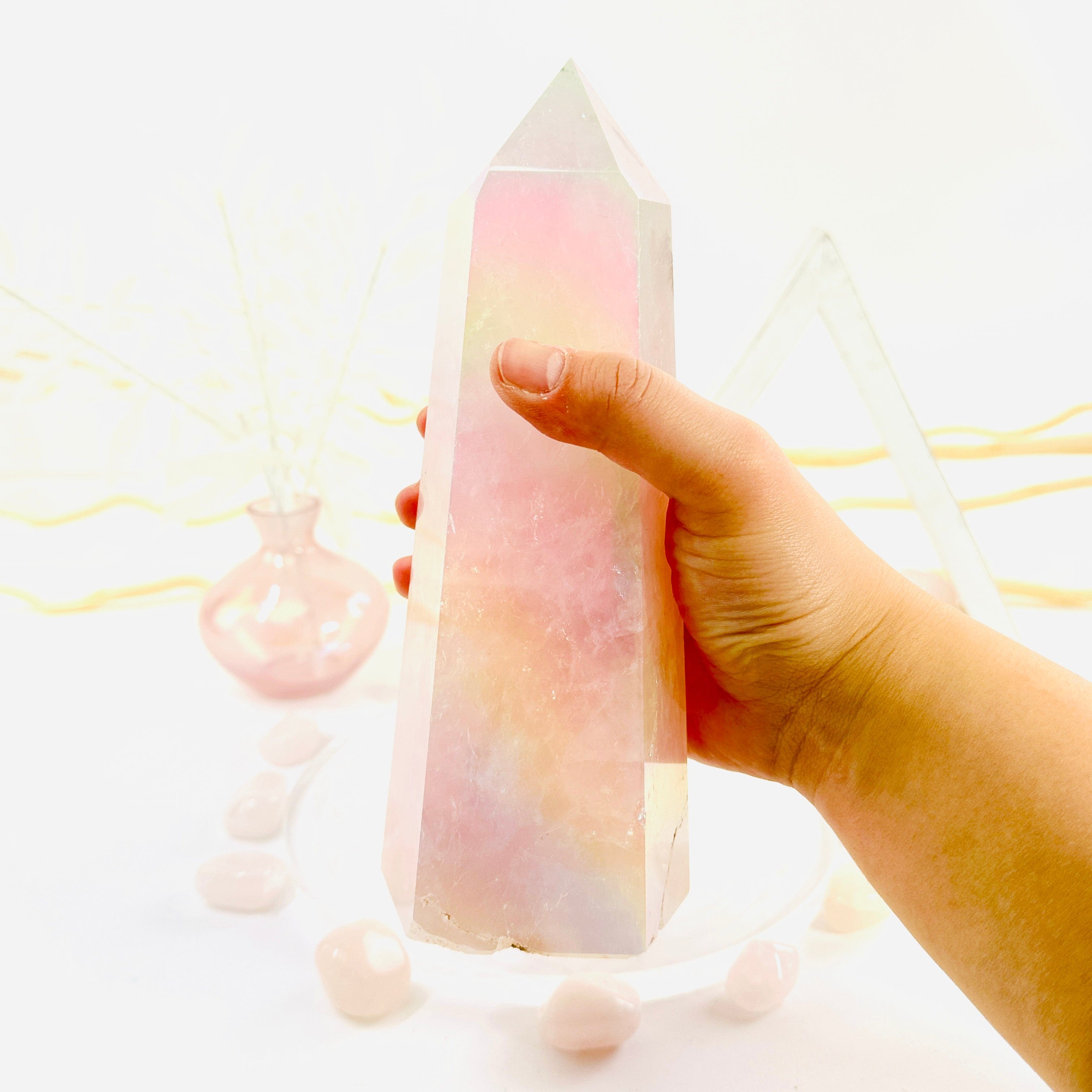 Angel Aura Rose Quartz Crystal Generator