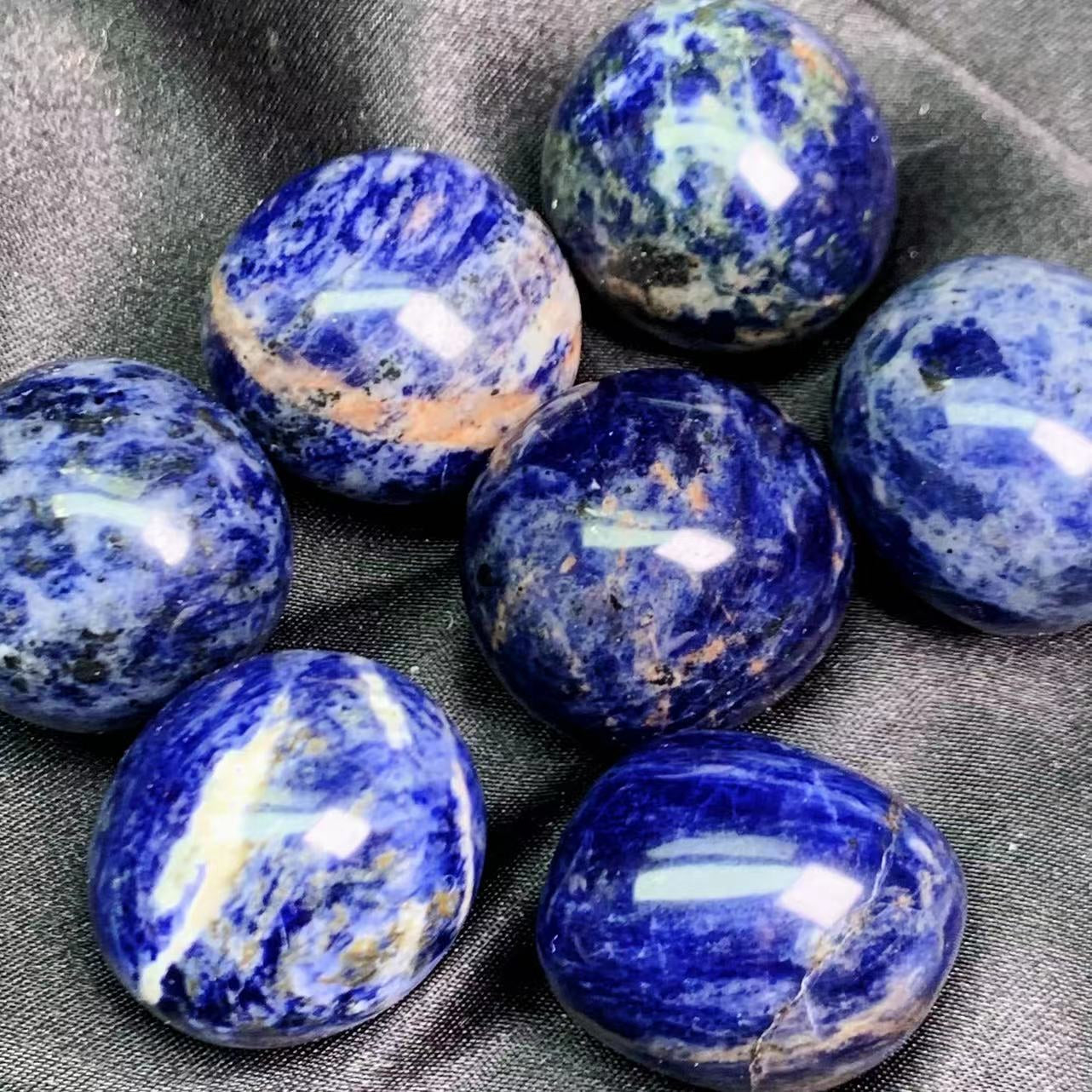 Blue Sodalite Tumbles