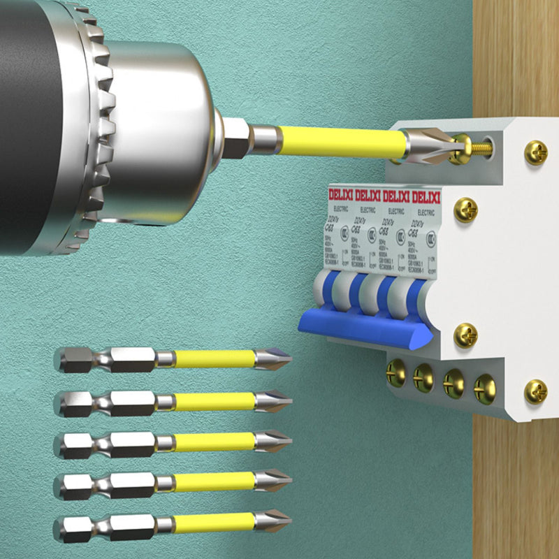 Cross and Slotted Screwdriver Bits for Electricians