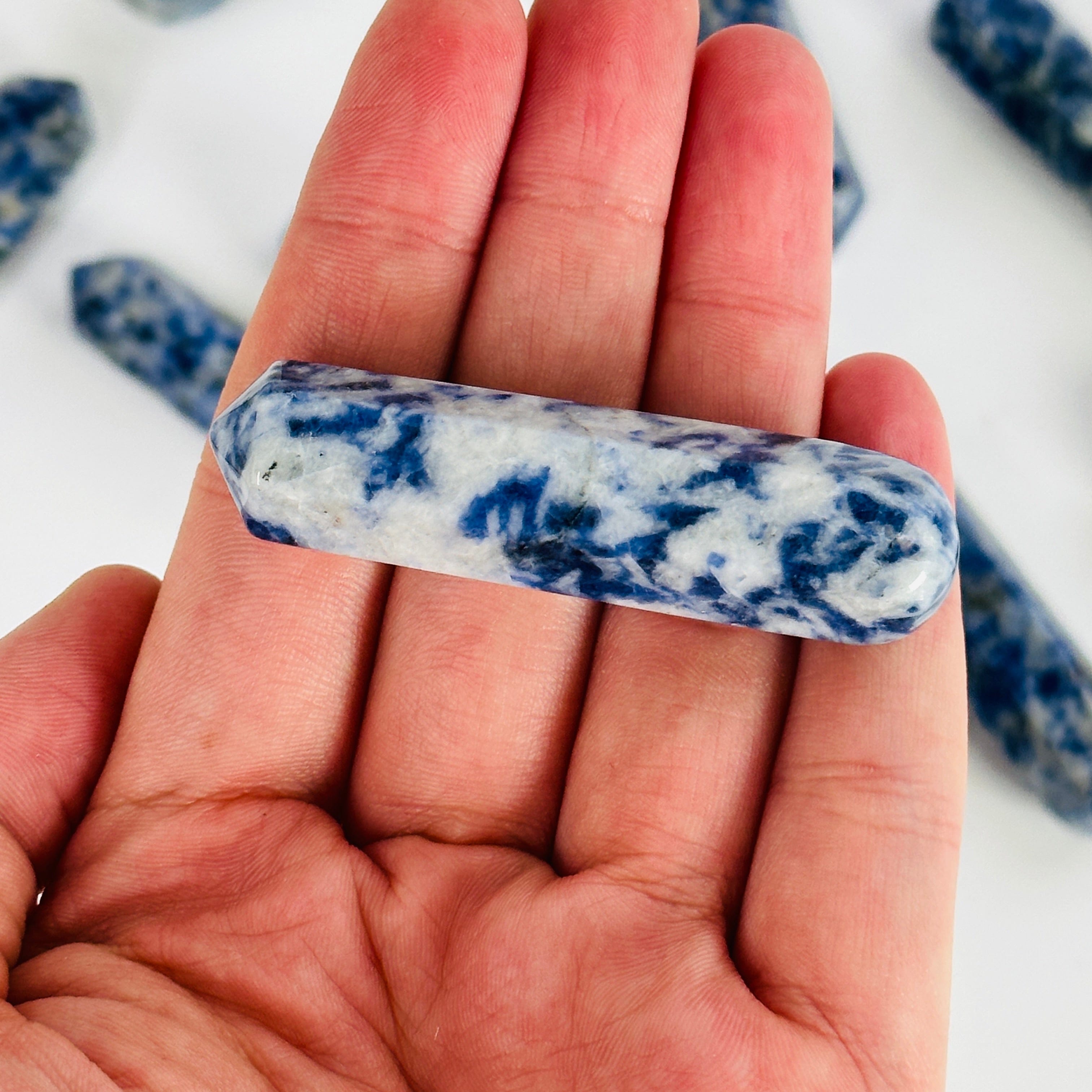 Sodalite Crystal Massage Wand