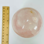 Rose Quartz Crystal Sphere OOAK