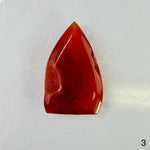 Carnelian Polished Freeform Cut Base - You Choose