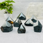 Hematite Semi-Polished Crystal Points - By Weight