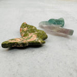 3D Gemstone Carved Crystal Butterfly - YOU CHOOSE STONE