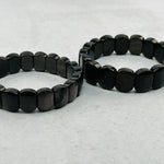 Sheen Obsidian Bracelets - Gold or Silver -