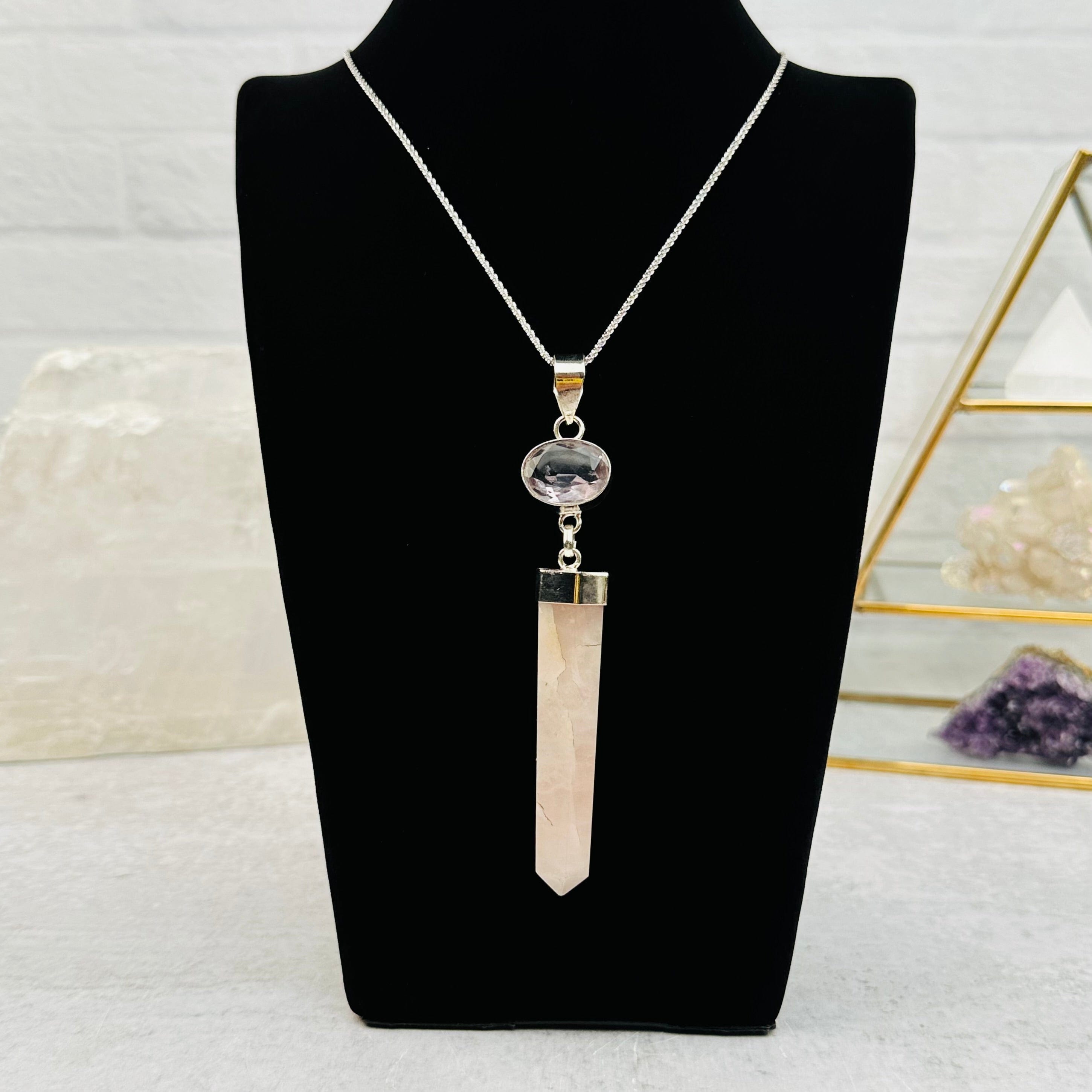 Large Rose Quartz Pendants - You Choose -