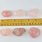 Rose Quartz Extra Quality Tumbled Stone (Choose 1 or 5 pcs)