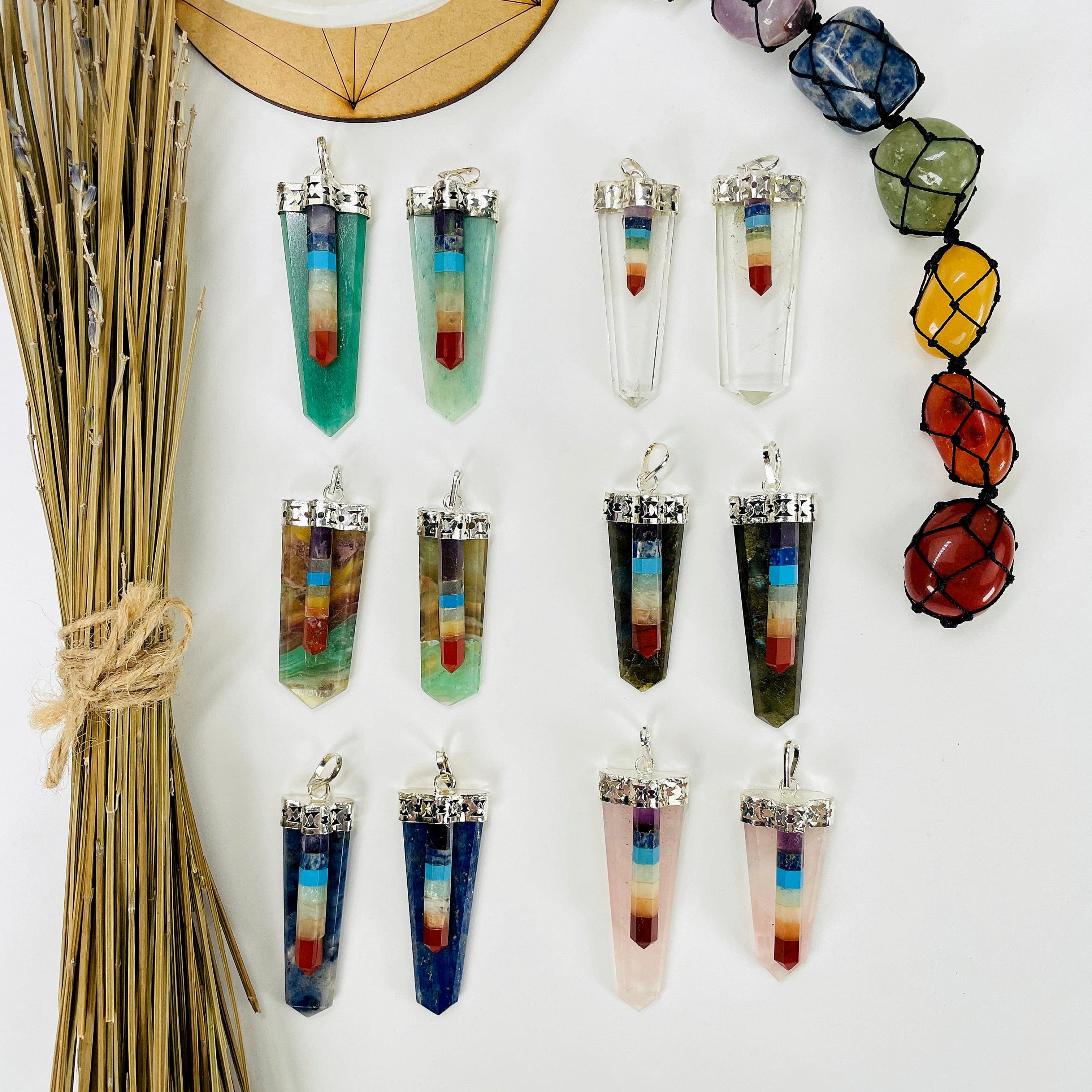 Chakra Point Pendants