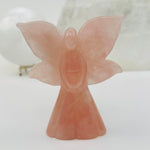 Carved Crystal Angel - You Select the Stone - Limited Stock Item