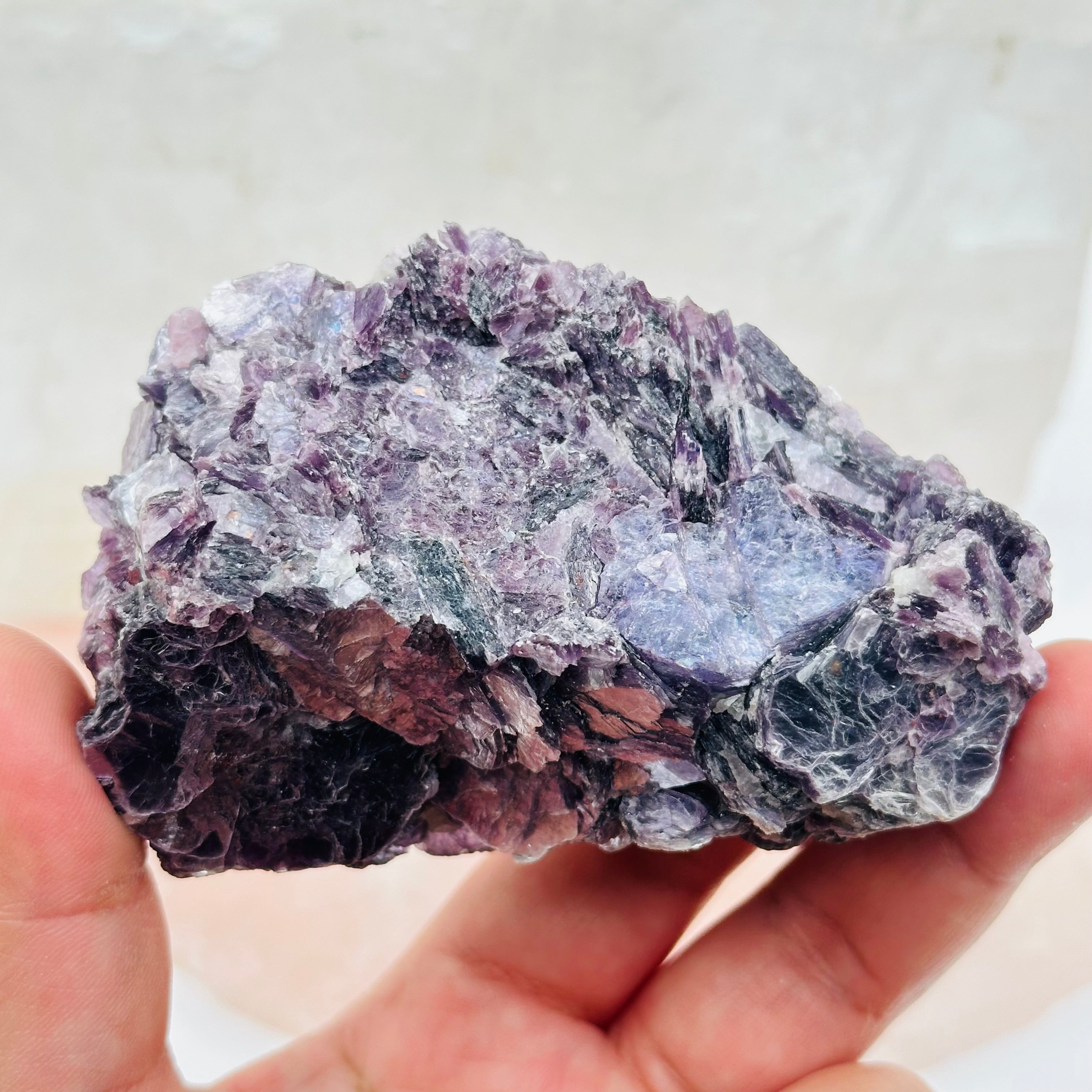 Star Mica Lepidolite Crystal Cluster