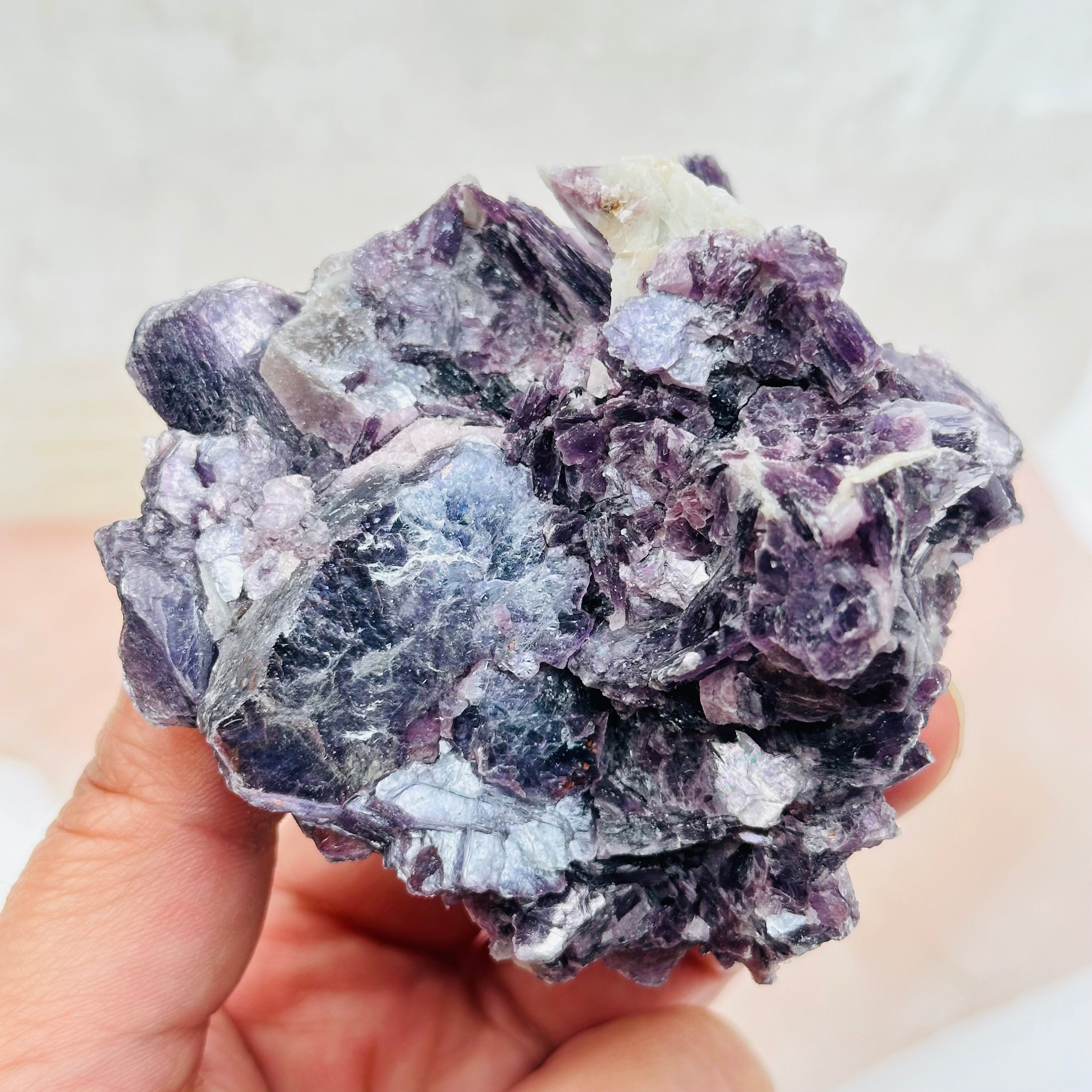 Star Mica Lepidolite Crystal Cluster