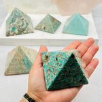 Amazonite Crystal Pyramids - By Weight