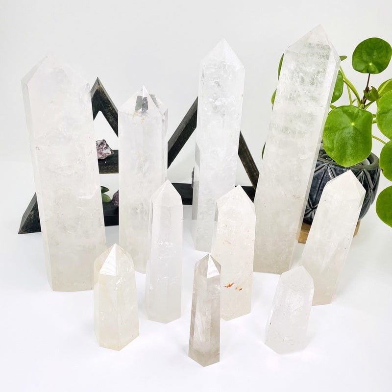 Crystal Quartz Tower - Clear Quartz By Weight