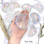 Angel Aura Crystal Quartz Moon Bowls