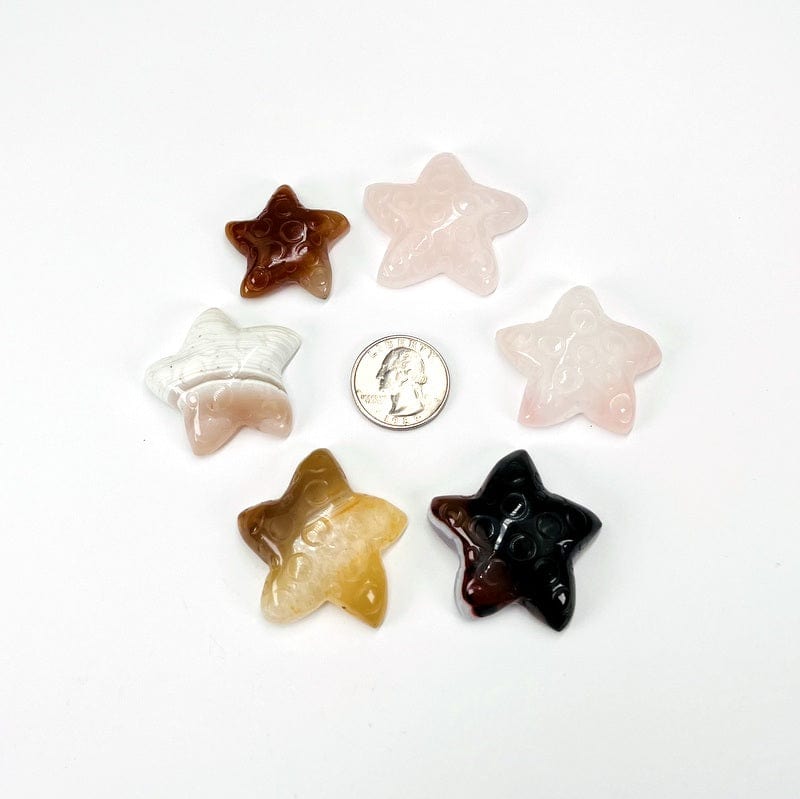 Gemstone Starfish - Carved Sea Star -