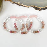 Taurus Zodiac Gemstone Crystal Stretch Bracelet