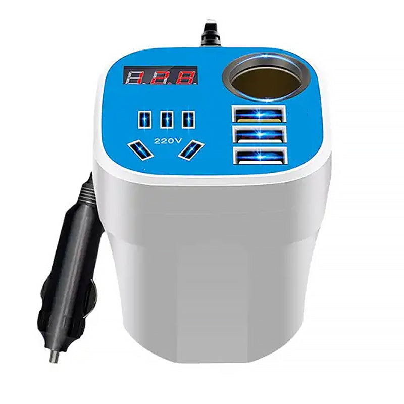 Car Mounted Cup Type Inverter Converter QC Charger