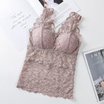 Lace Vest With Breast Pads