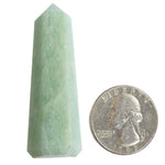 Amazonite Crystal Tower Obelisk Point - Wire Wrapping (2BROWNSHELF-114)