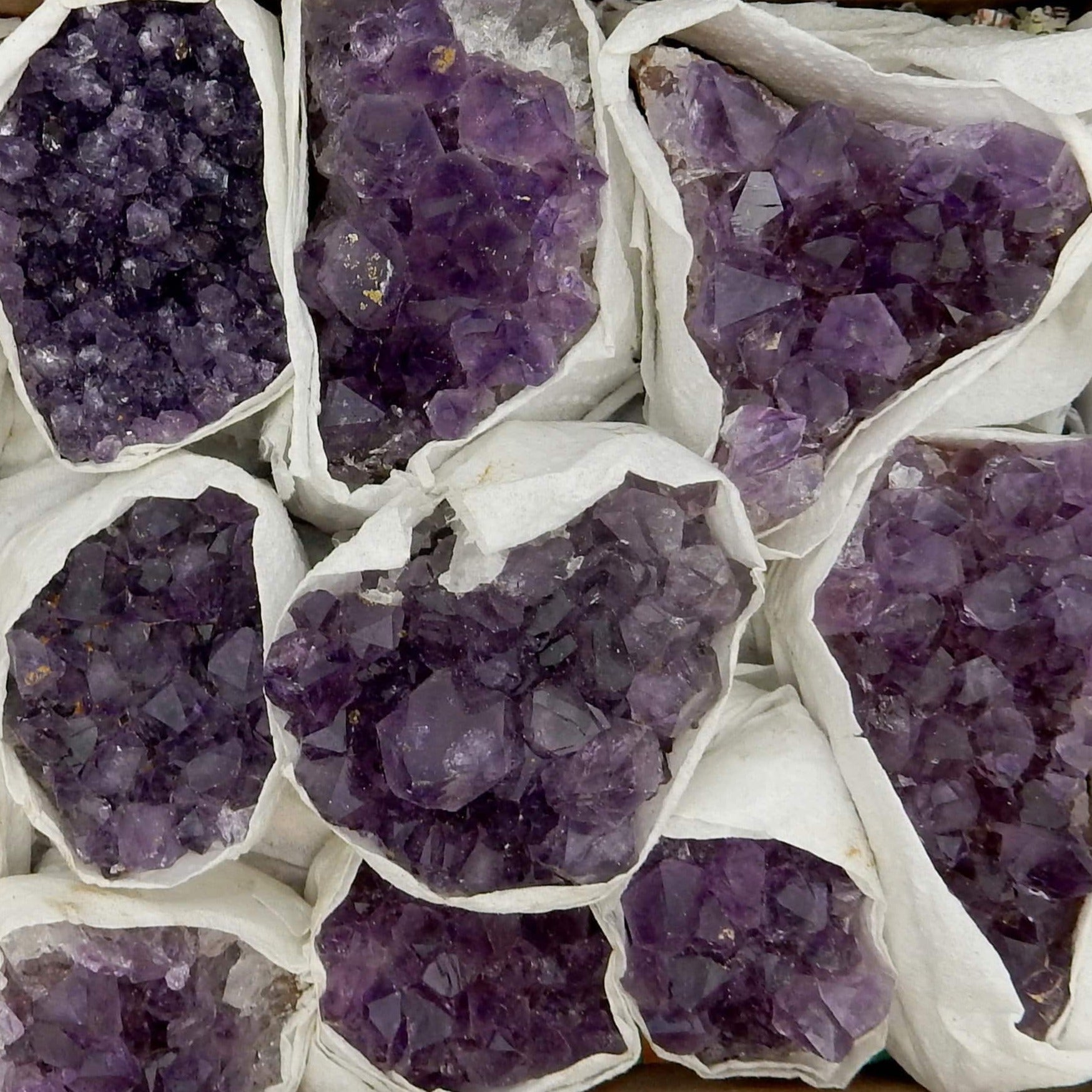 Amethyst Druzy Cluster - A Quality - By the Piece