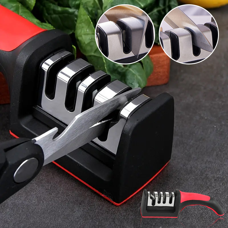 👩‍🍳Professional 4-Stage Knife Sharpener