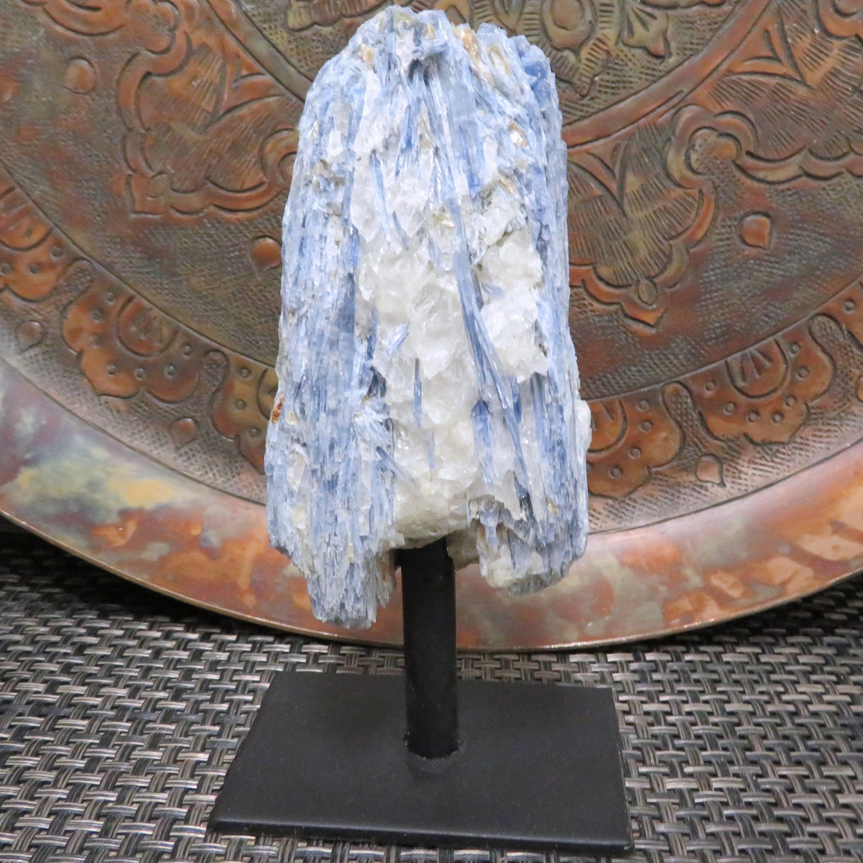 Blue Kyanite on Metal Stand (RK3-10)