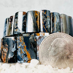 Blue Pietersite Rectangle Bead Bracelet